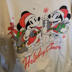 Mickey and Minnie Mouse Holiday Cheer Graphic Tee